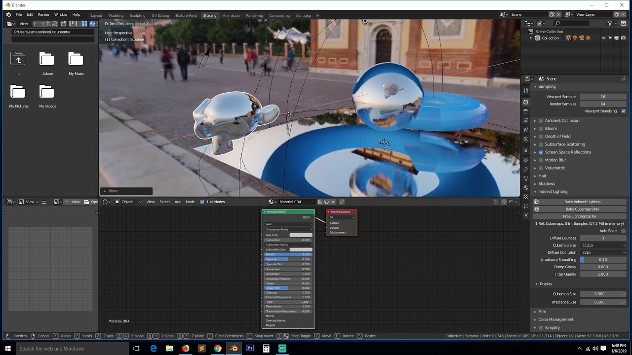 Reflection in eevee Tutorials, Tips and Tricks Blender Artists