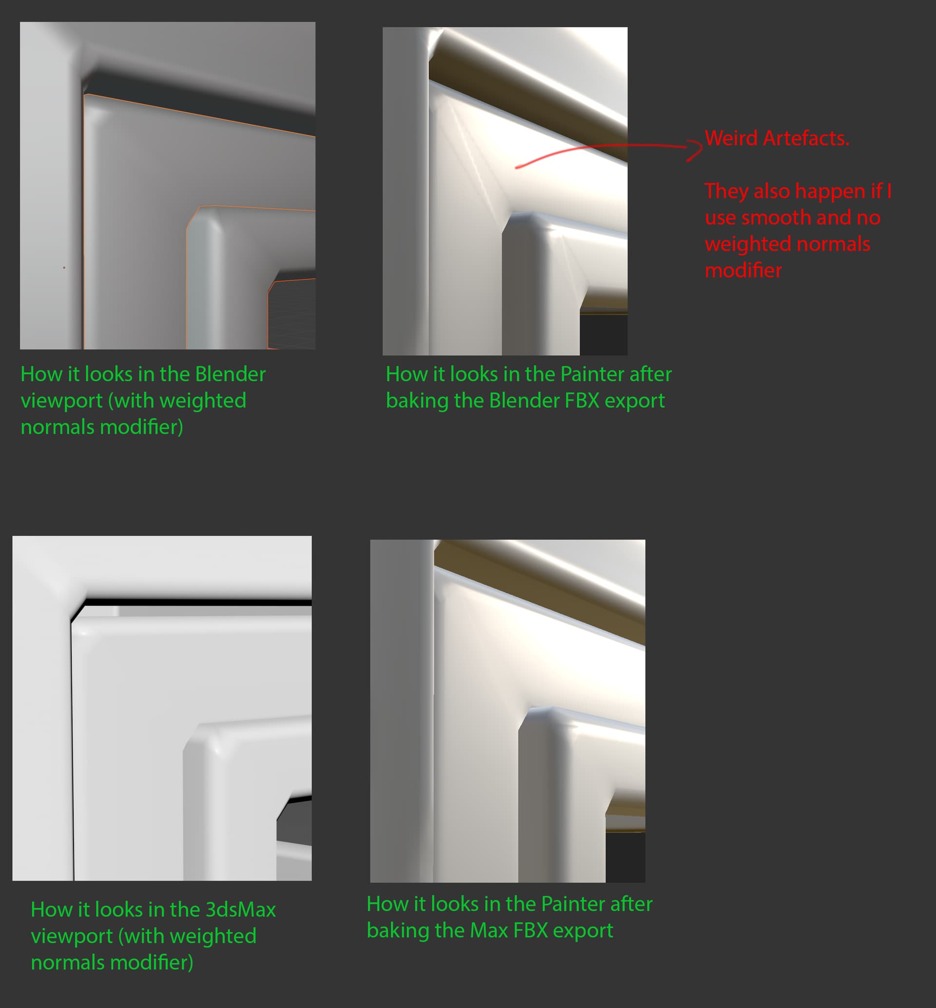 Exporting an FBX from Blender gives me strange artifacts when baking