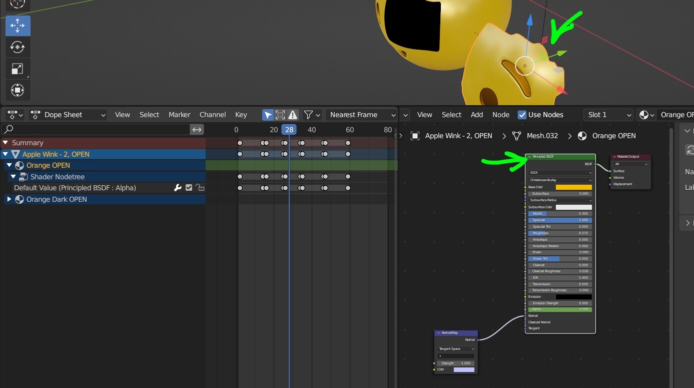 Why are my keyframes not showing up in timeline? Animation and
