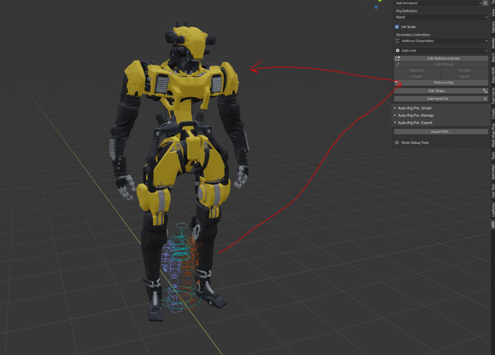 Auto Rig Pro Blender 55 фото