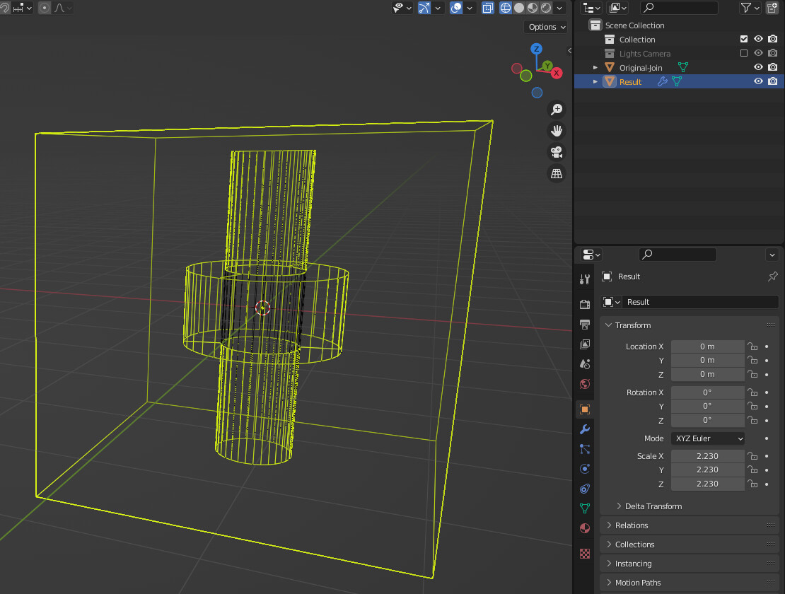 Remove intersecting geometry for 3d printing? Modeling Blender