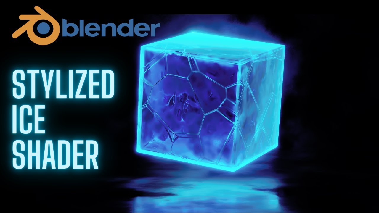 Create a Stylized Ice Shader in Blender Tutorials, Tips and Tricks