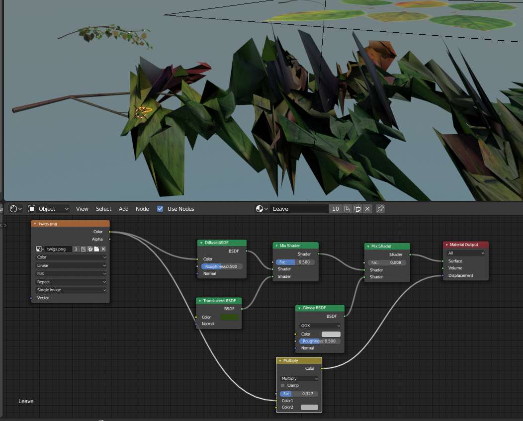 Blender 2.8 displacement node input Materials and Textures Blender