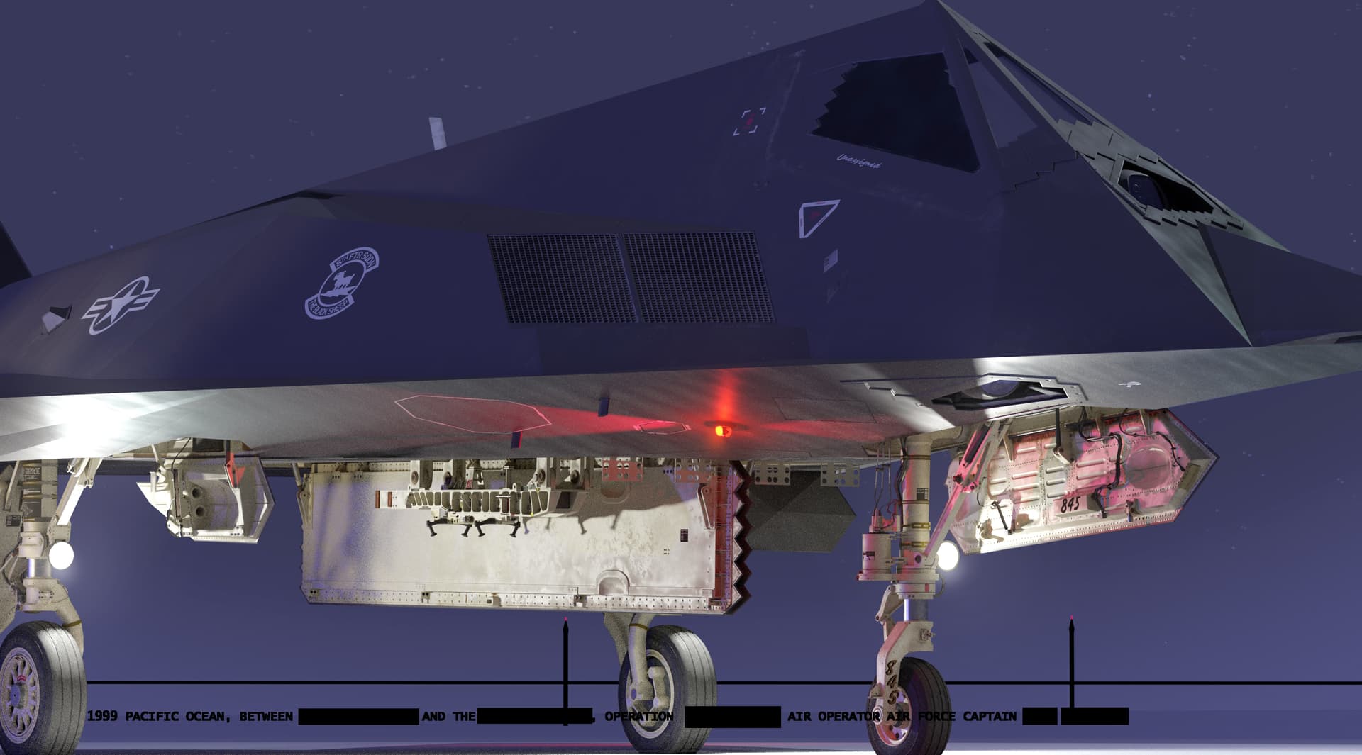 F117 Nighthawk Stealth Fighter with landing gear Finished Projects