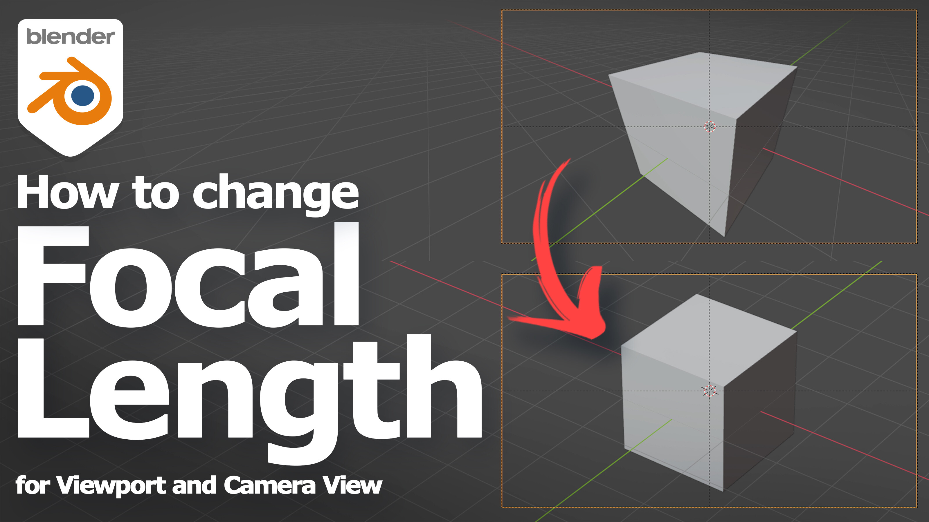 How to change focal length in Blender Tutorials, Tips and Tricks