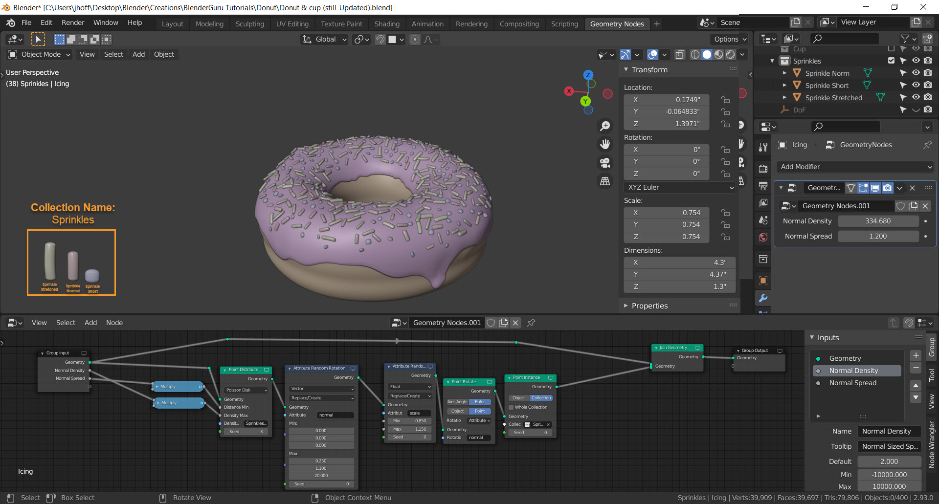Geometry Node Question Point Distance Particles and Physics