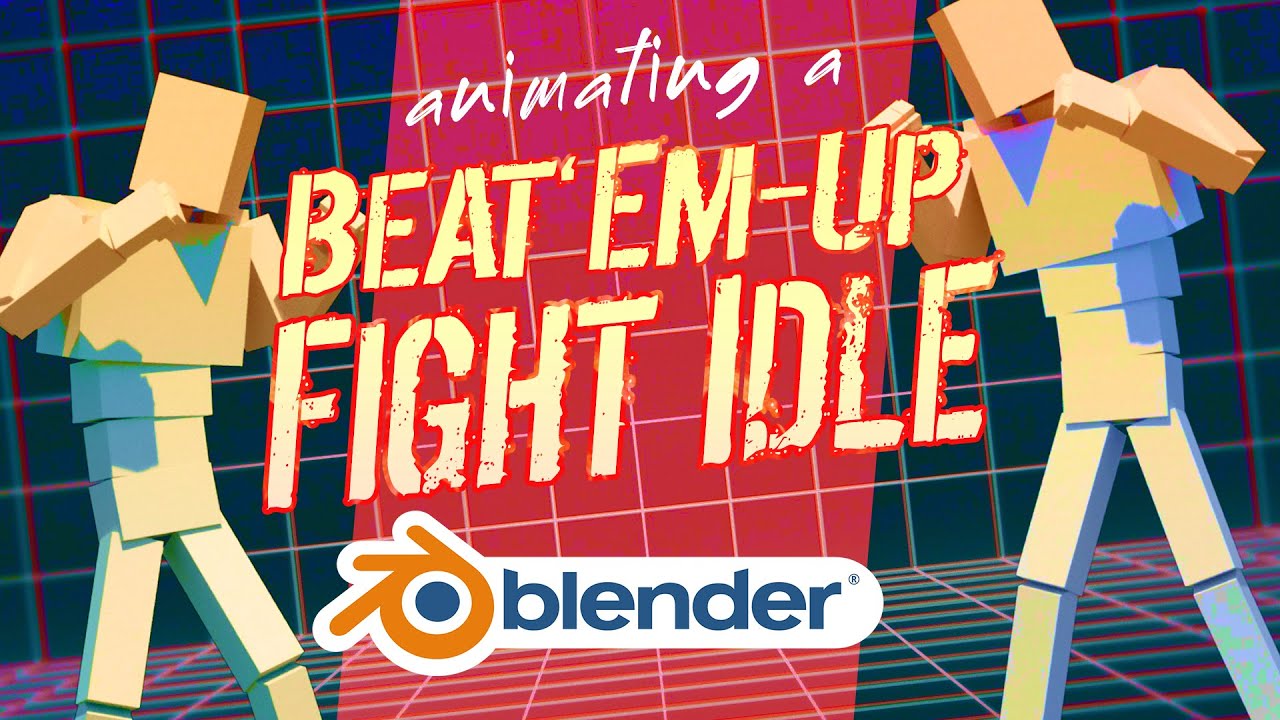 Animating a Beat'EmUp Fight Idle in BLENDER Tutorials, Tips and
