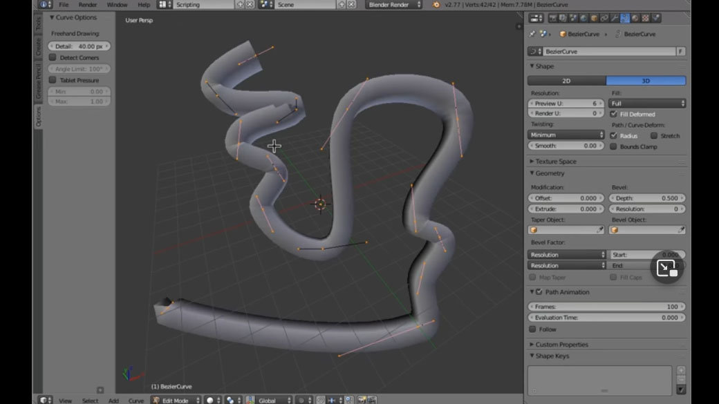 Draw directly with curves/spline? Modeling Blender Artists Community