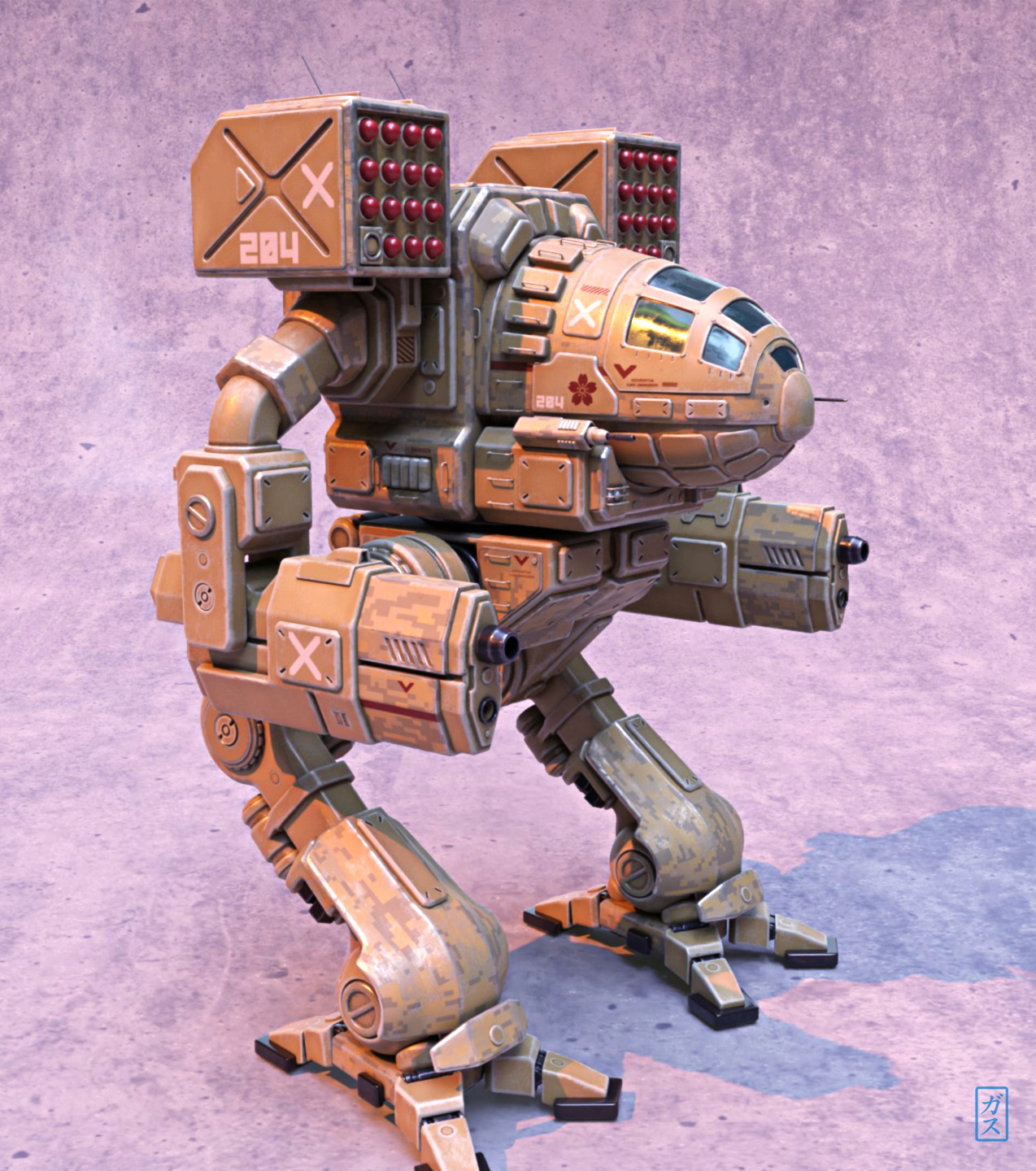Madcat mech Finished Projects Blender Artists Community