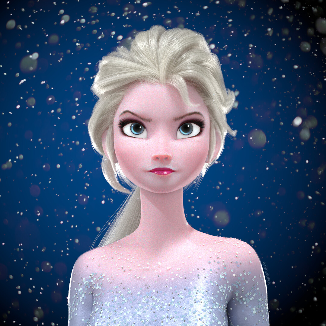 Elsa from Frozen Finished Projects Blender Artists Community