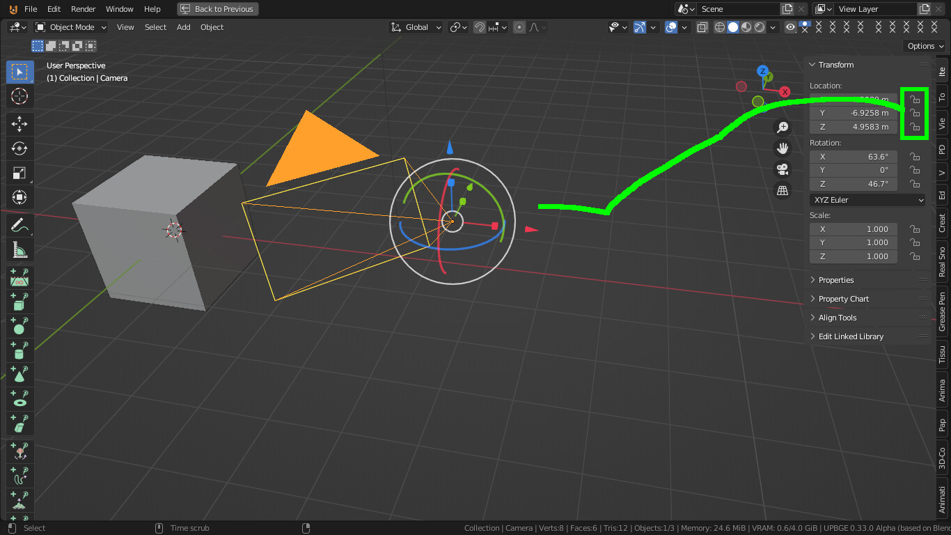 Can no longer move cameras in Blender at all Basics & Interface
