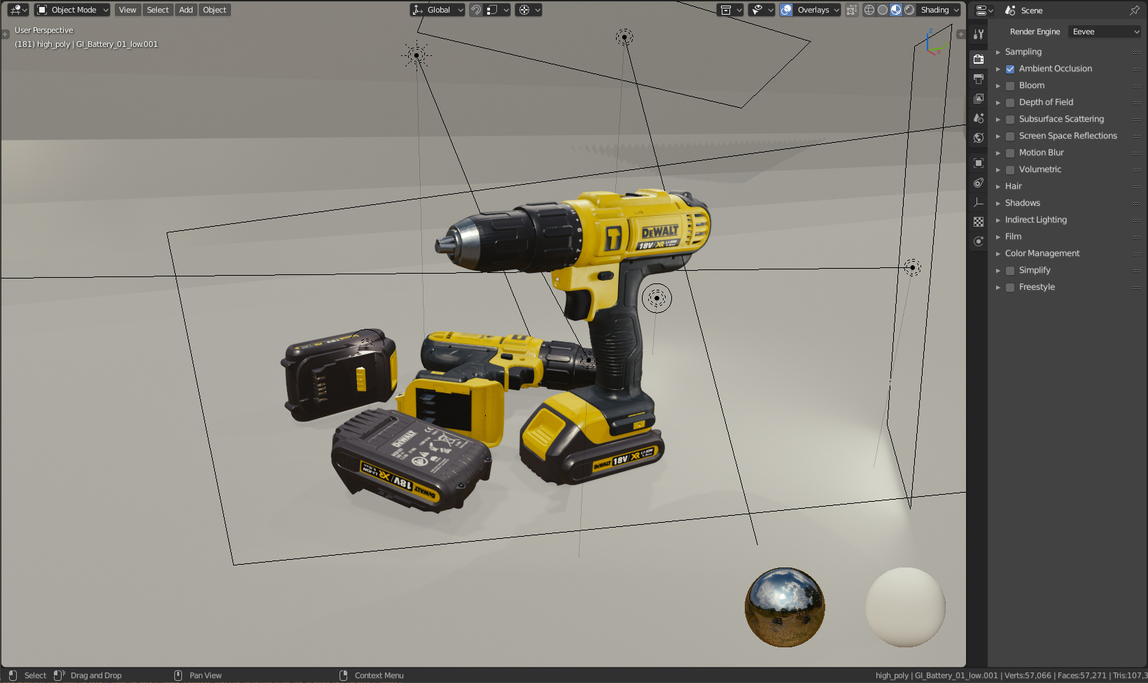 DeWALT Drill Driver Finished Projects Blender Artists Community