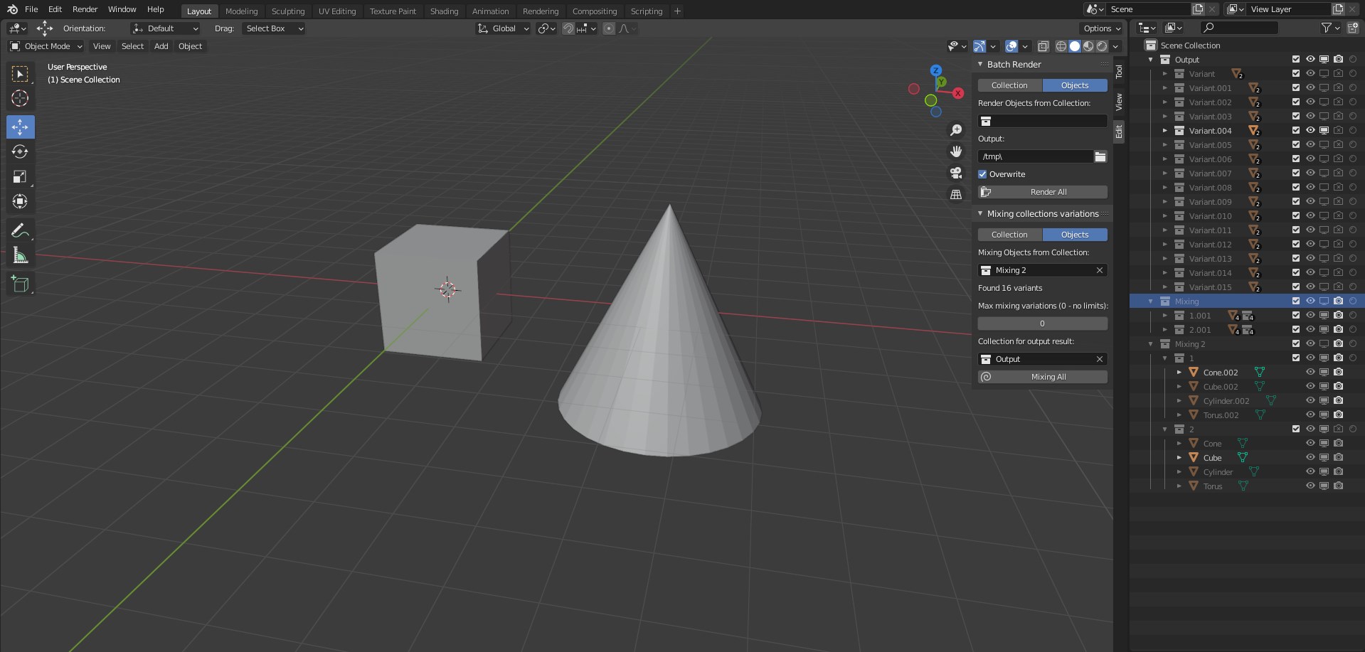 Batch Render Collection Released Scripts and Themes Blender Artists