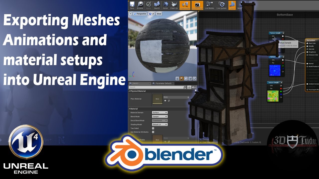 [Undiscovered] Blender 2.8 Exporting Meshes Animations and Material