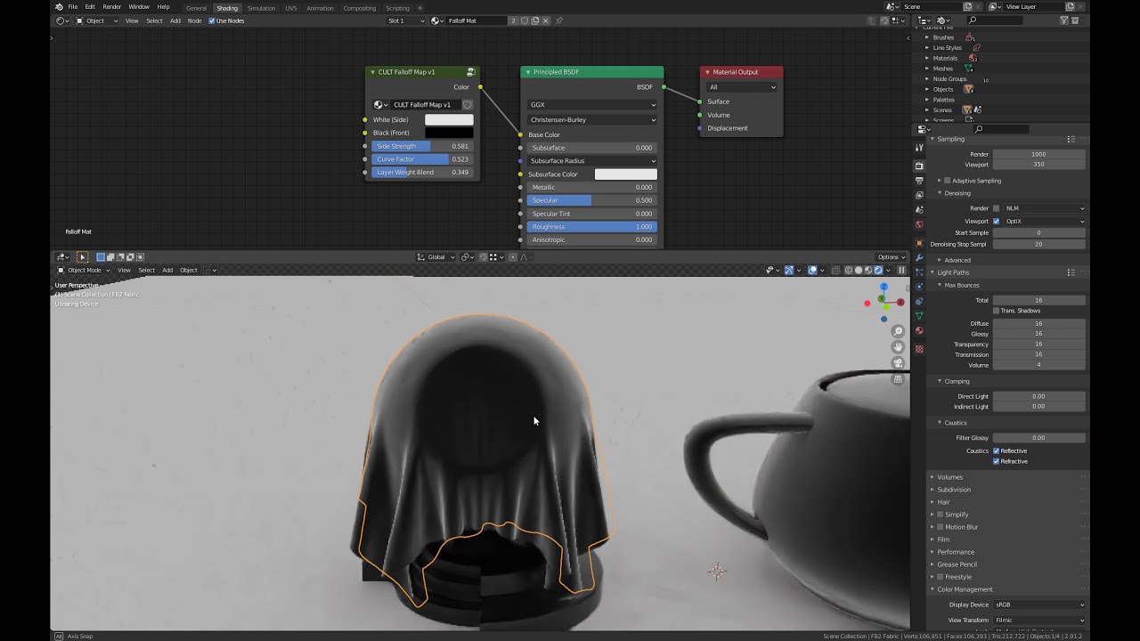 3DS Max Falloff Map Clone Released Scripts and Themes Blender