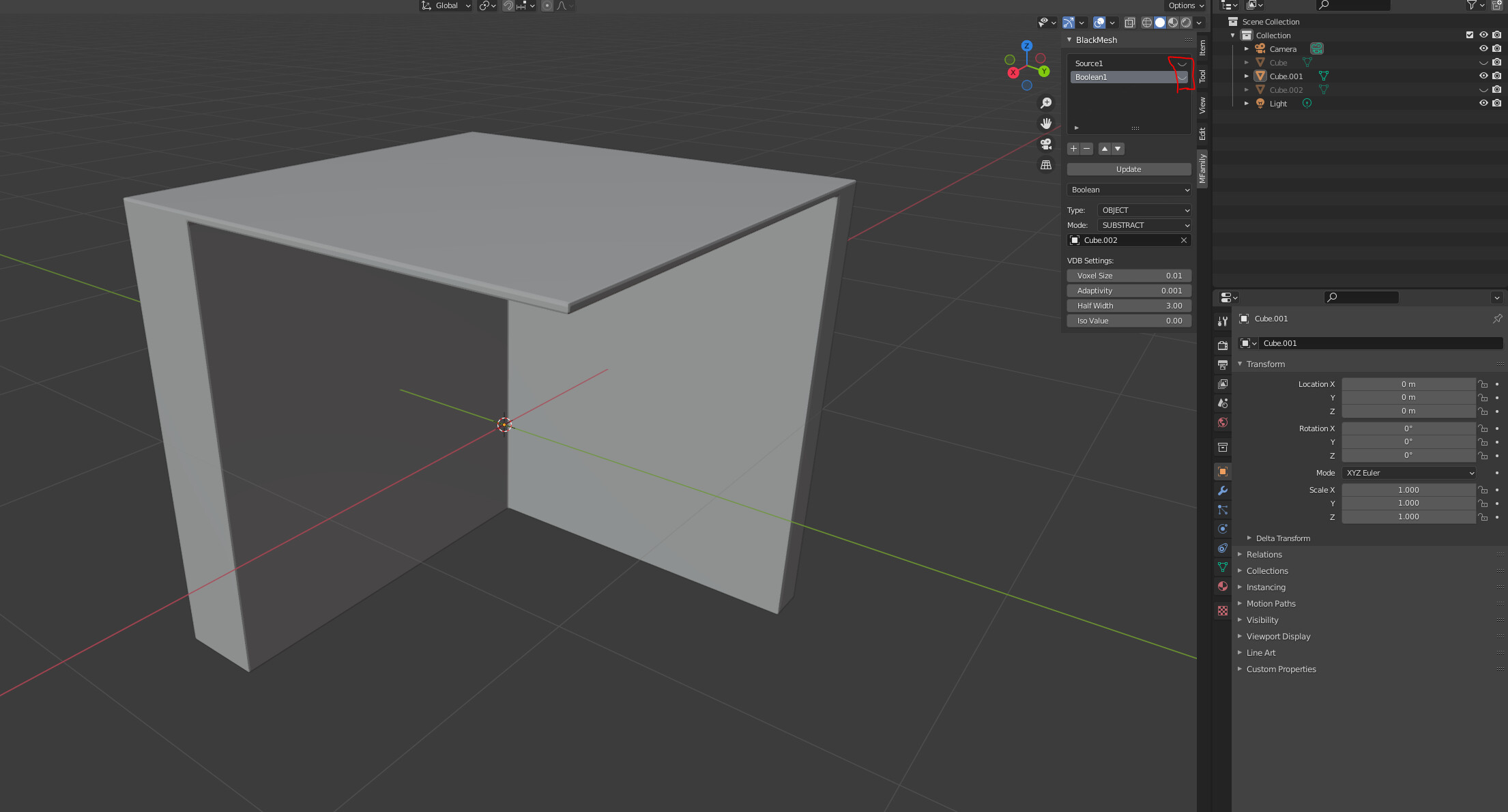 Black Mesh Procedural Modeling Tool Released Scripts and Themes