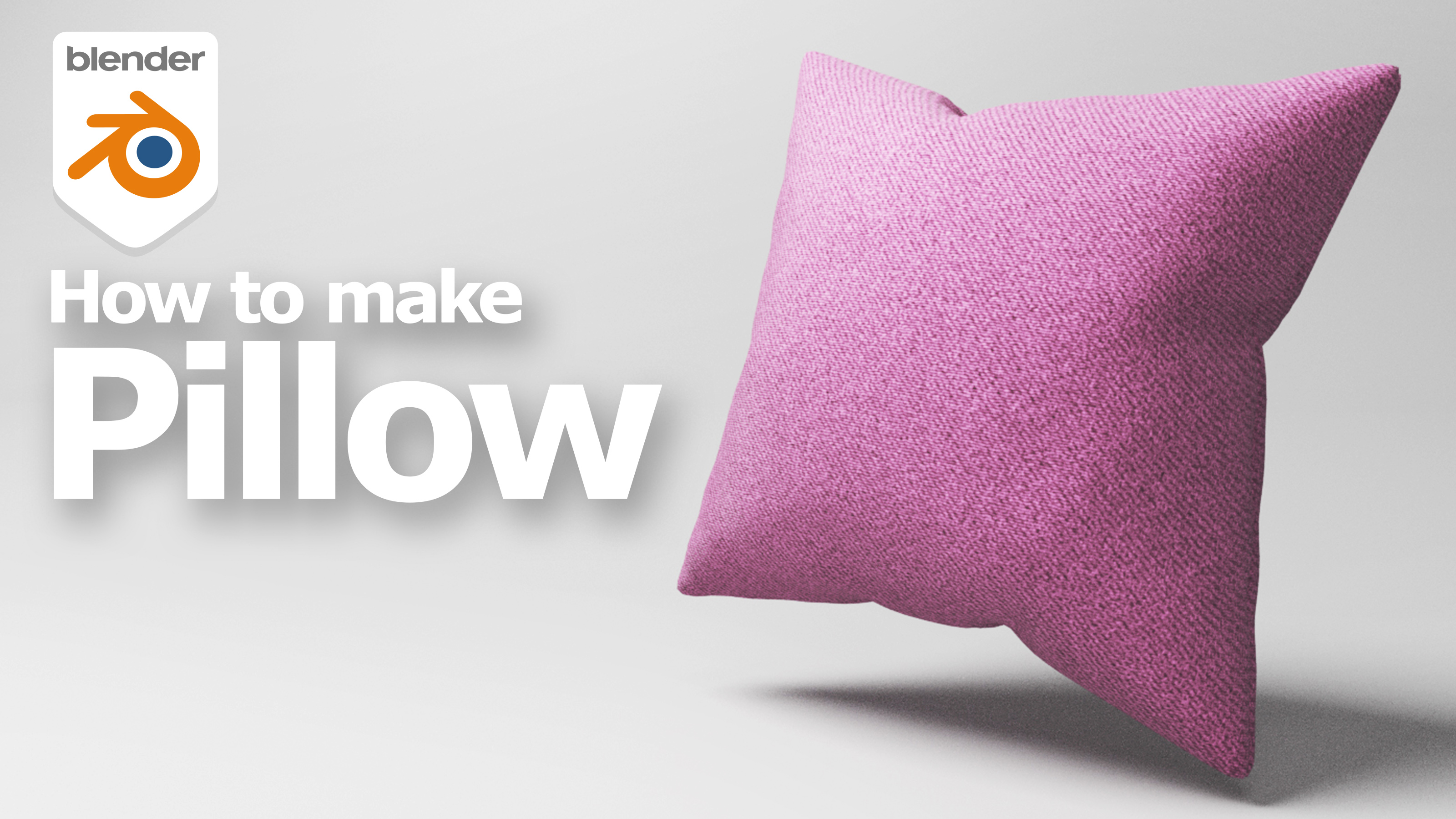 How to make Pillow in Blender Tutorials, Tips and Tricks Blender