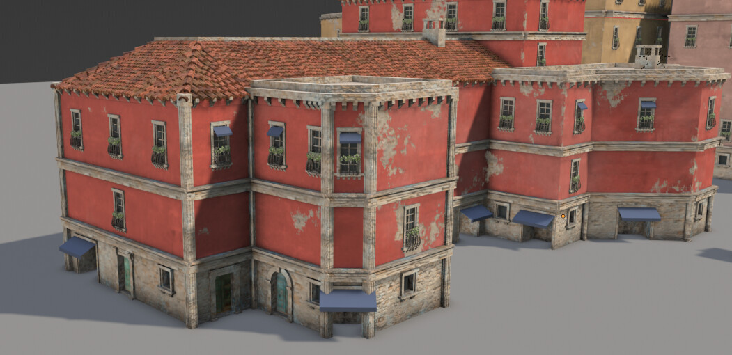 House building with geometry nodes Works in Progress Blender