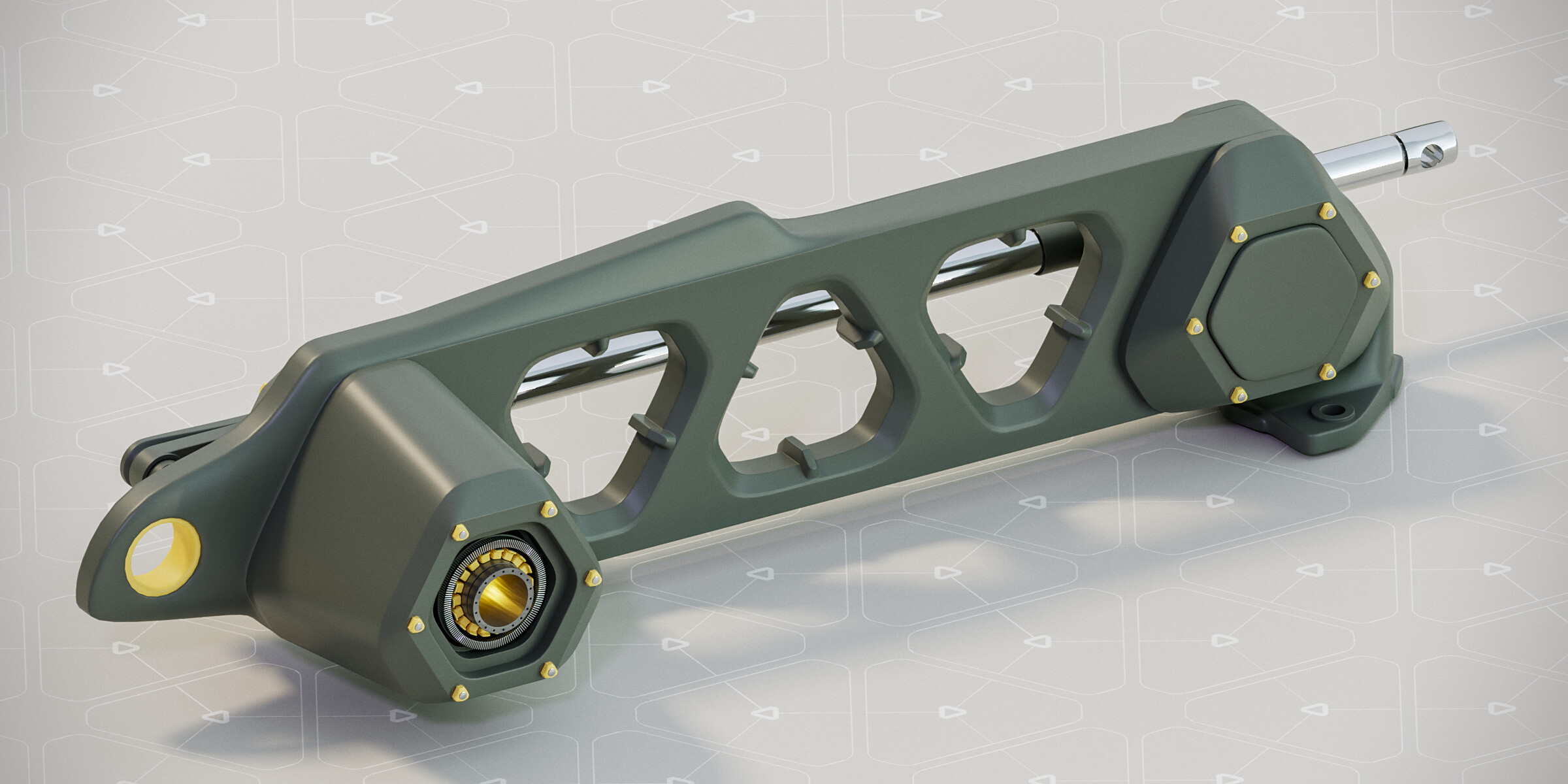 Linear Actuator Variant 2 Finished Projects Blender Artists Community