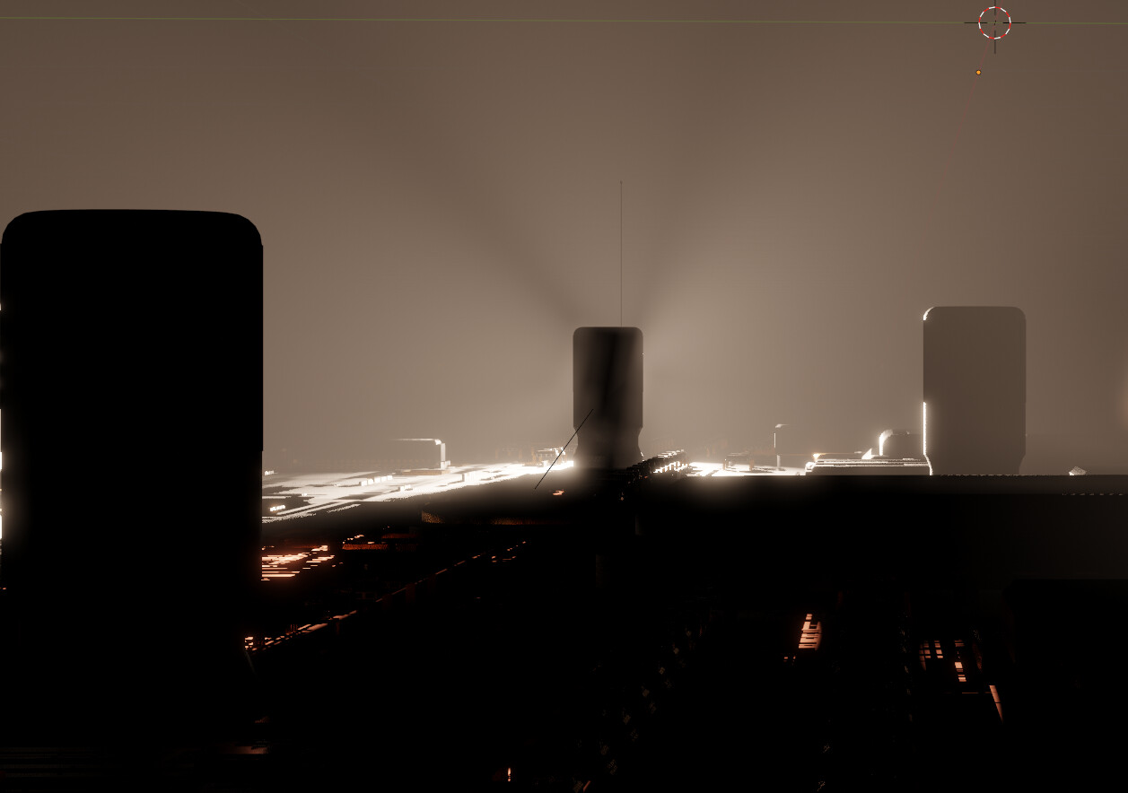 EEVEE volumetric lighting, shadows are too soft Lighting and