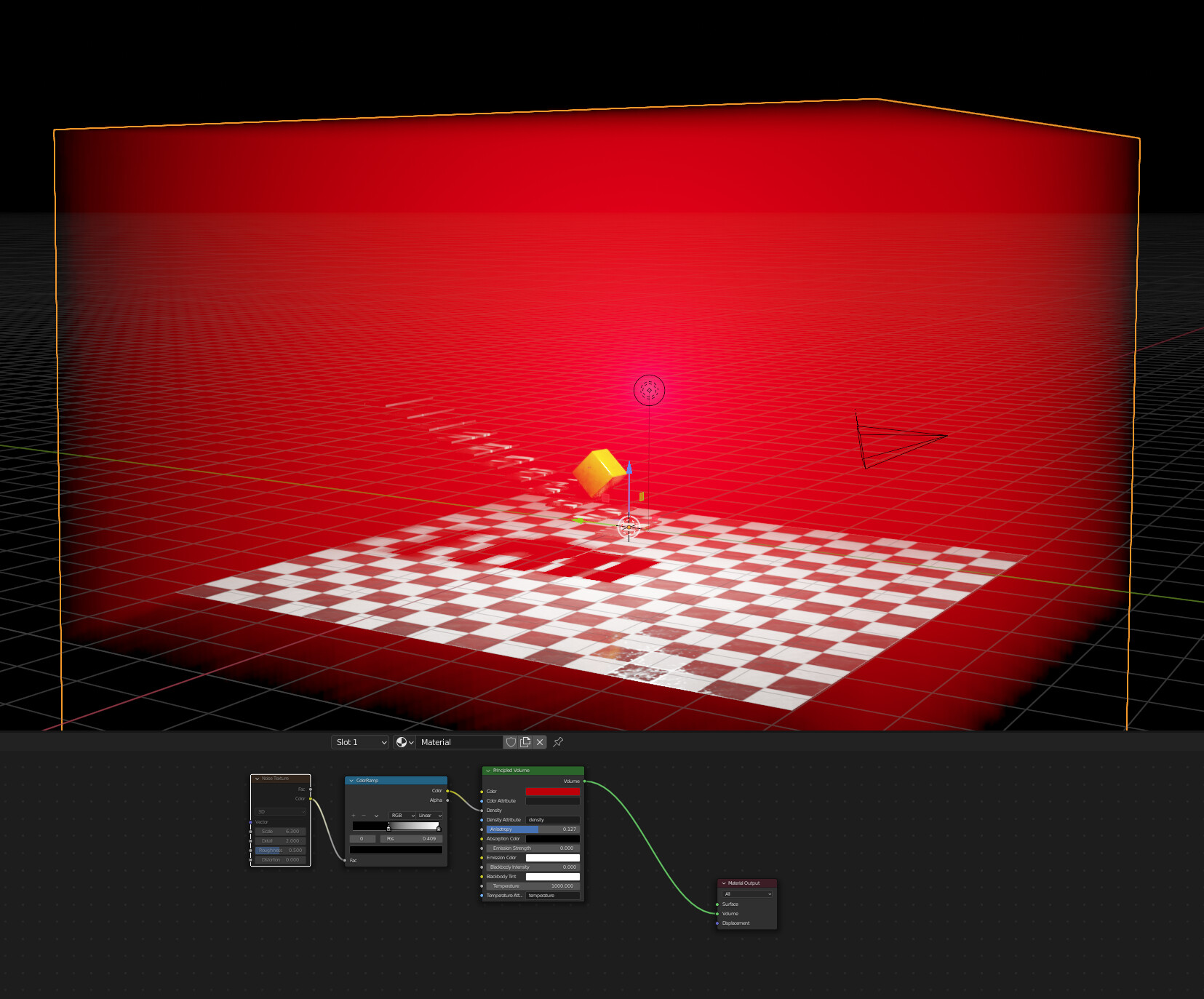 Volumetric fog with noise texture not working in Blender 3.1