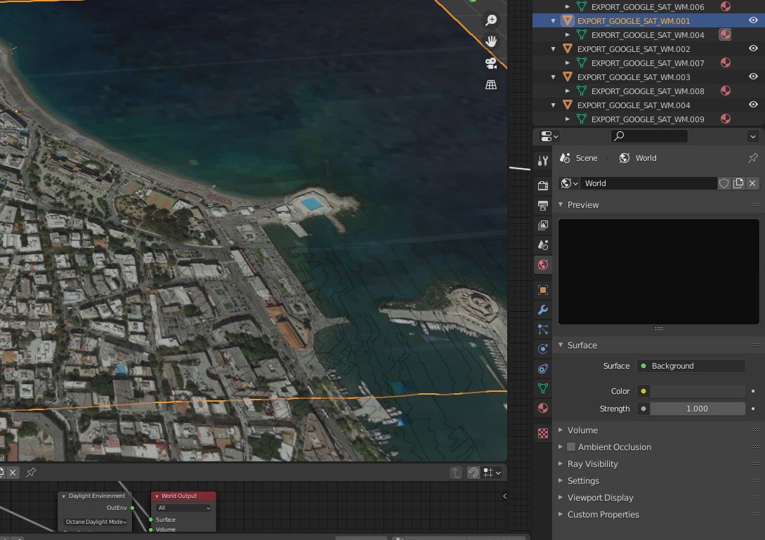 Help, Blender GIS dark map output Lighting and Rendering Blender