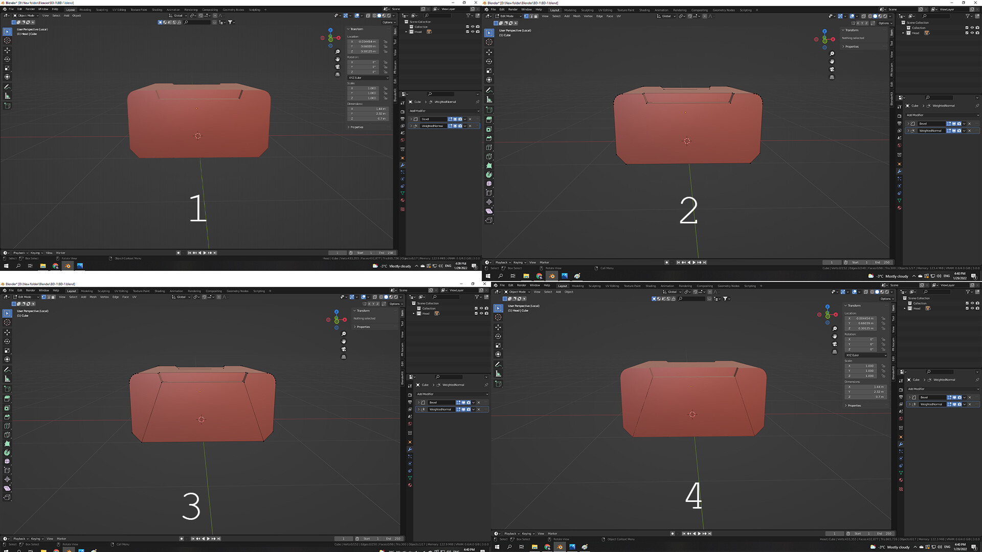 Visible Edges in Object Mode Basics & Interface Blender Artists