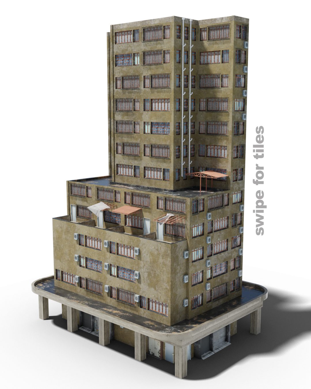 Old Hong Kong style building in Blender 2.8 Finished Projects