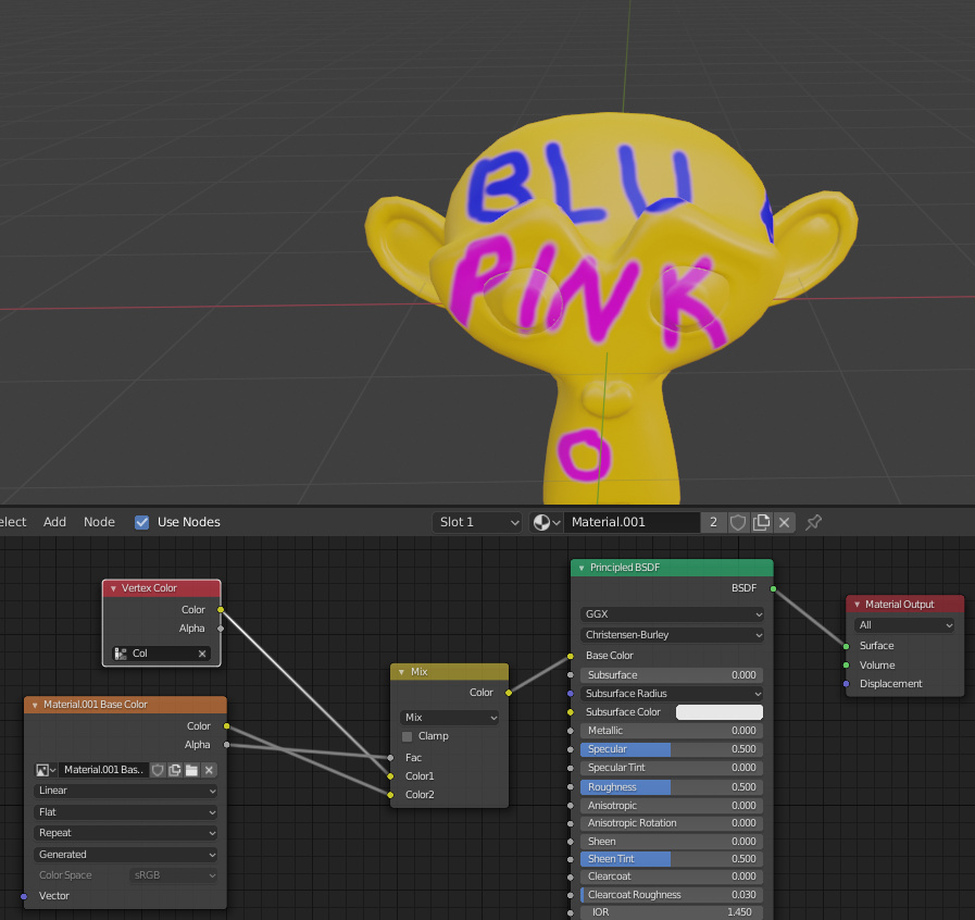 Ultra Super Hybrid Paint Method for games Vertex Paint + Texture Paint
