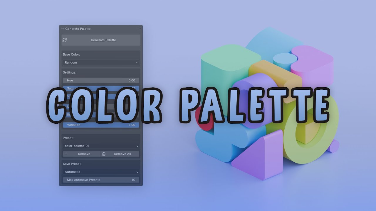 Color Palette Random Color Generator Released Scripts and Themes