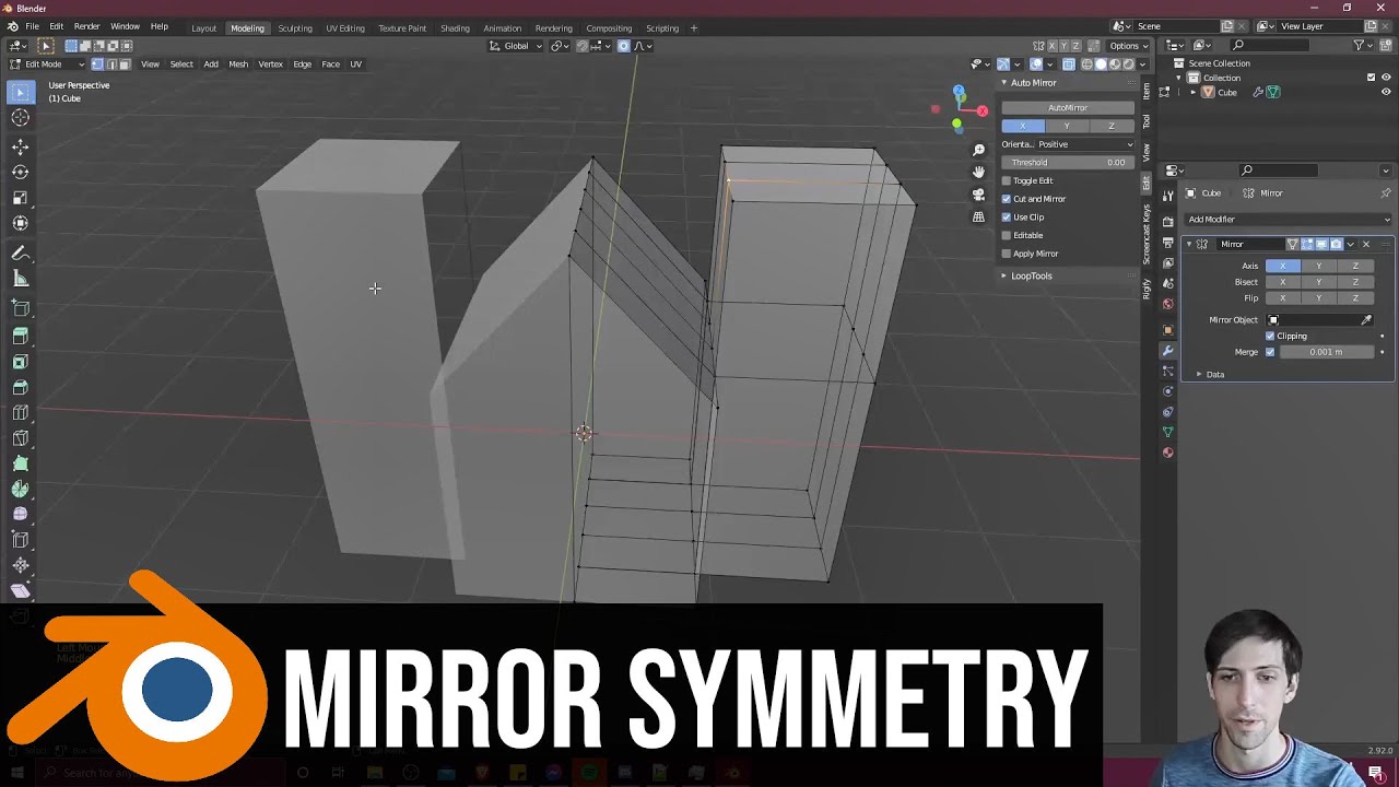 Automirror a face Modeling Blender Artists Community