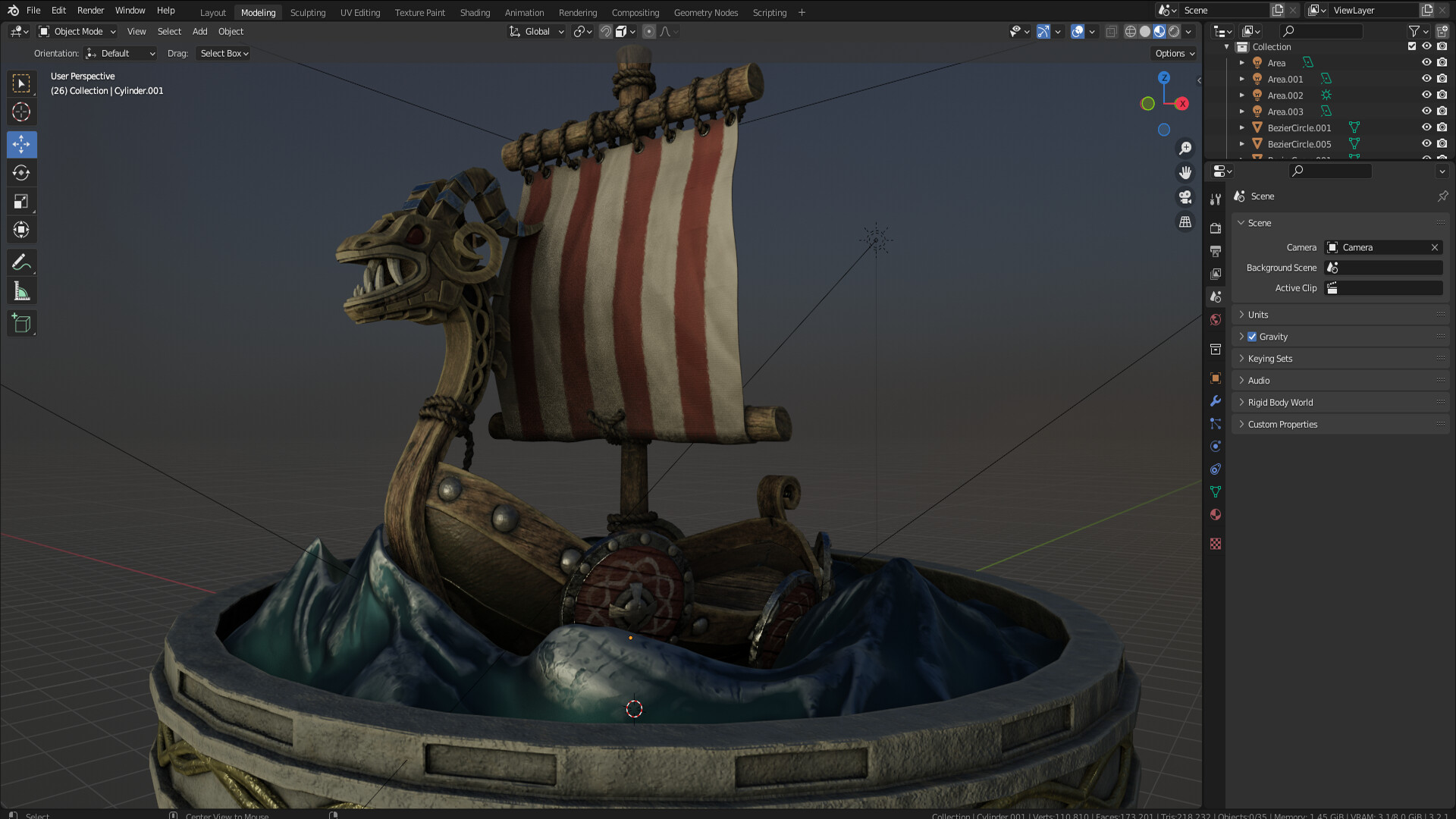 Blender 3 Stylized Viking Boat 3D Model Complete Guide Tutorials, Tips and Tricks