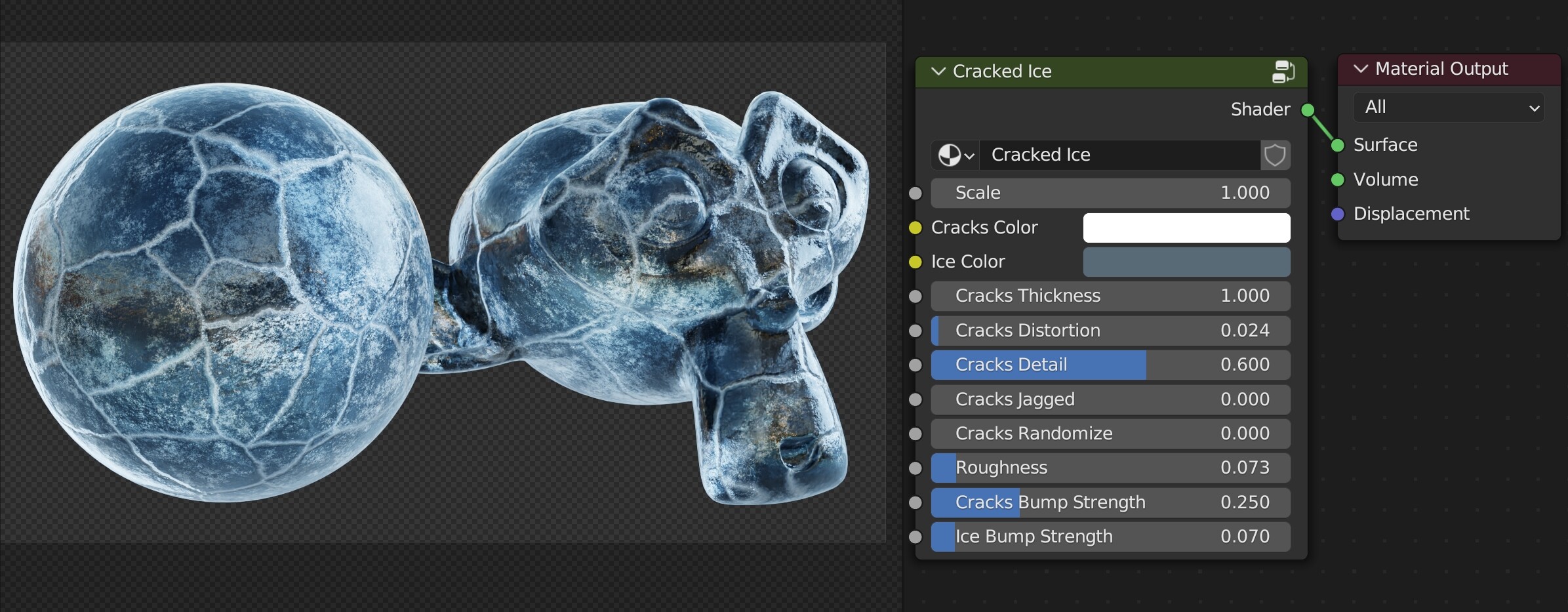 Procedural Cracked Ice Material 🧊 (Blender Tutorial) Tutorials, Tips