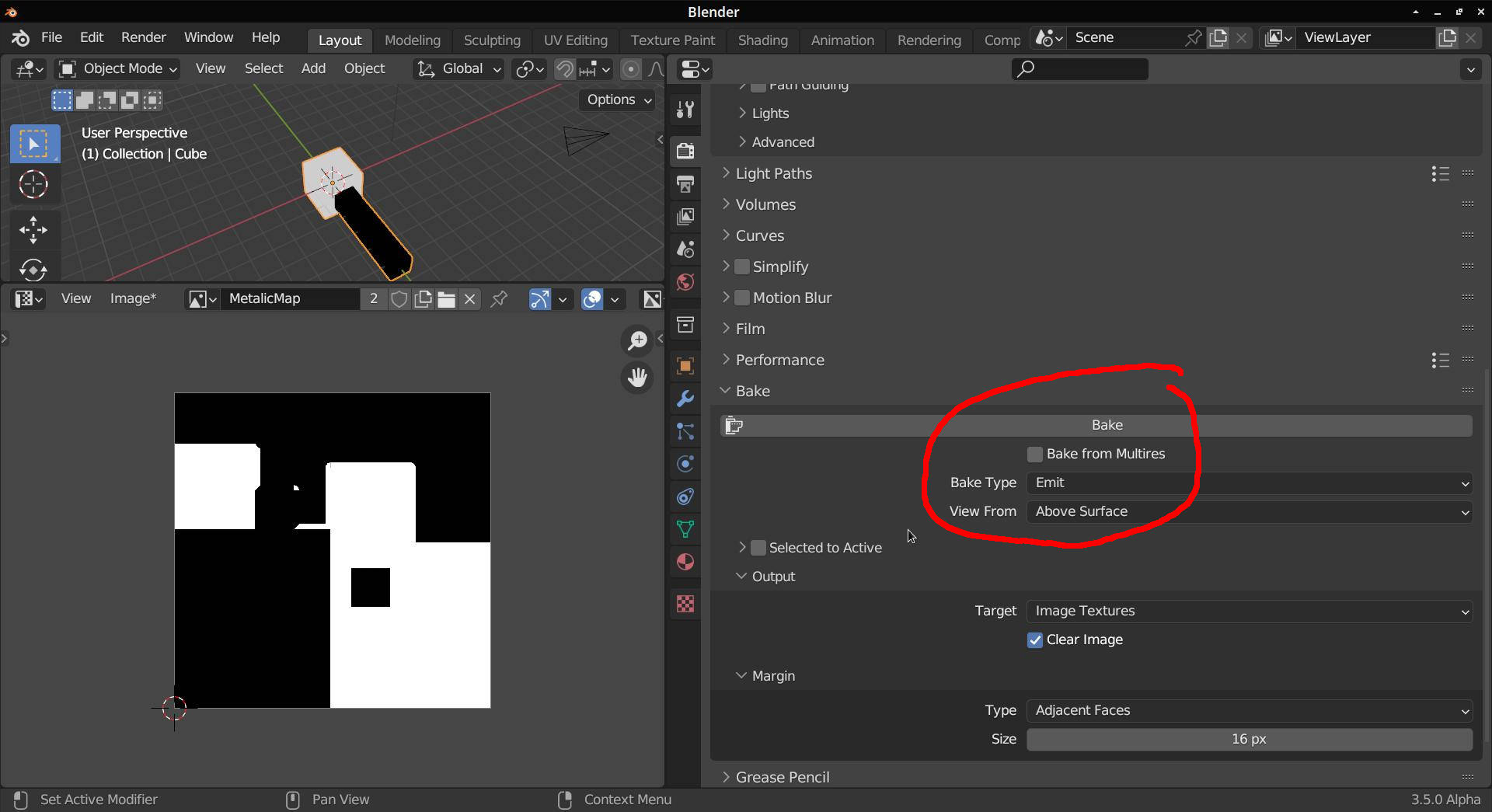 Trying to bake metal textures in blender 2.79b Materials and Textures