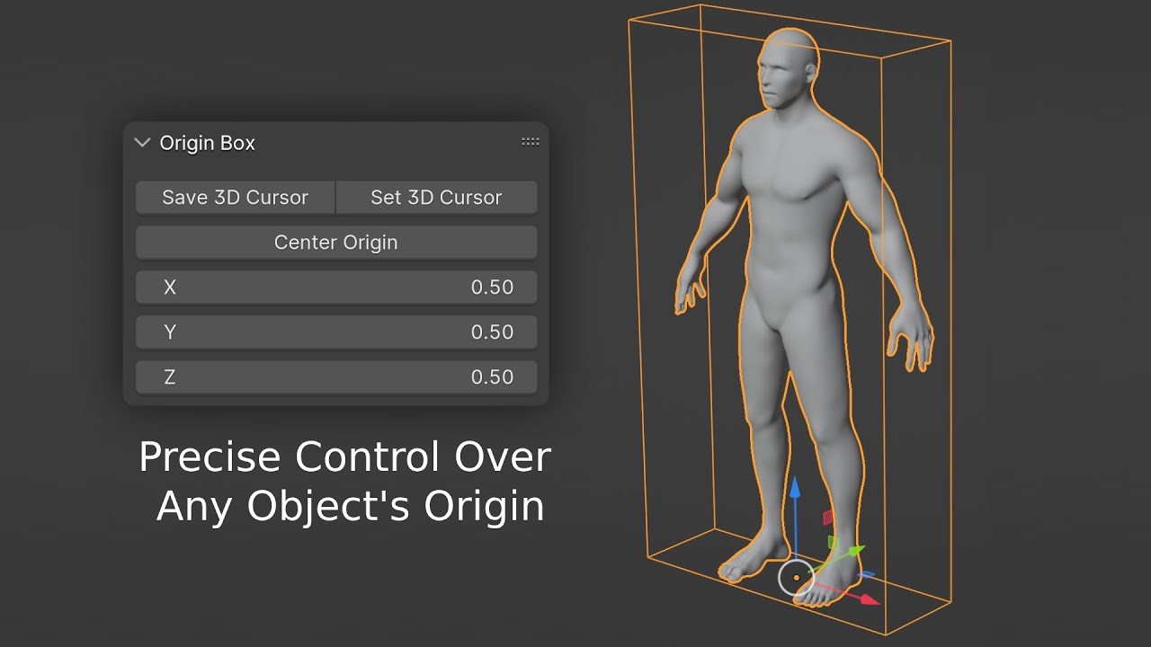Origin to Bounding Box Basics & Interface Blender Artists Community