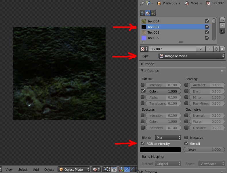 Blender Internal to Nodes Stencil property Lighting and Rendering