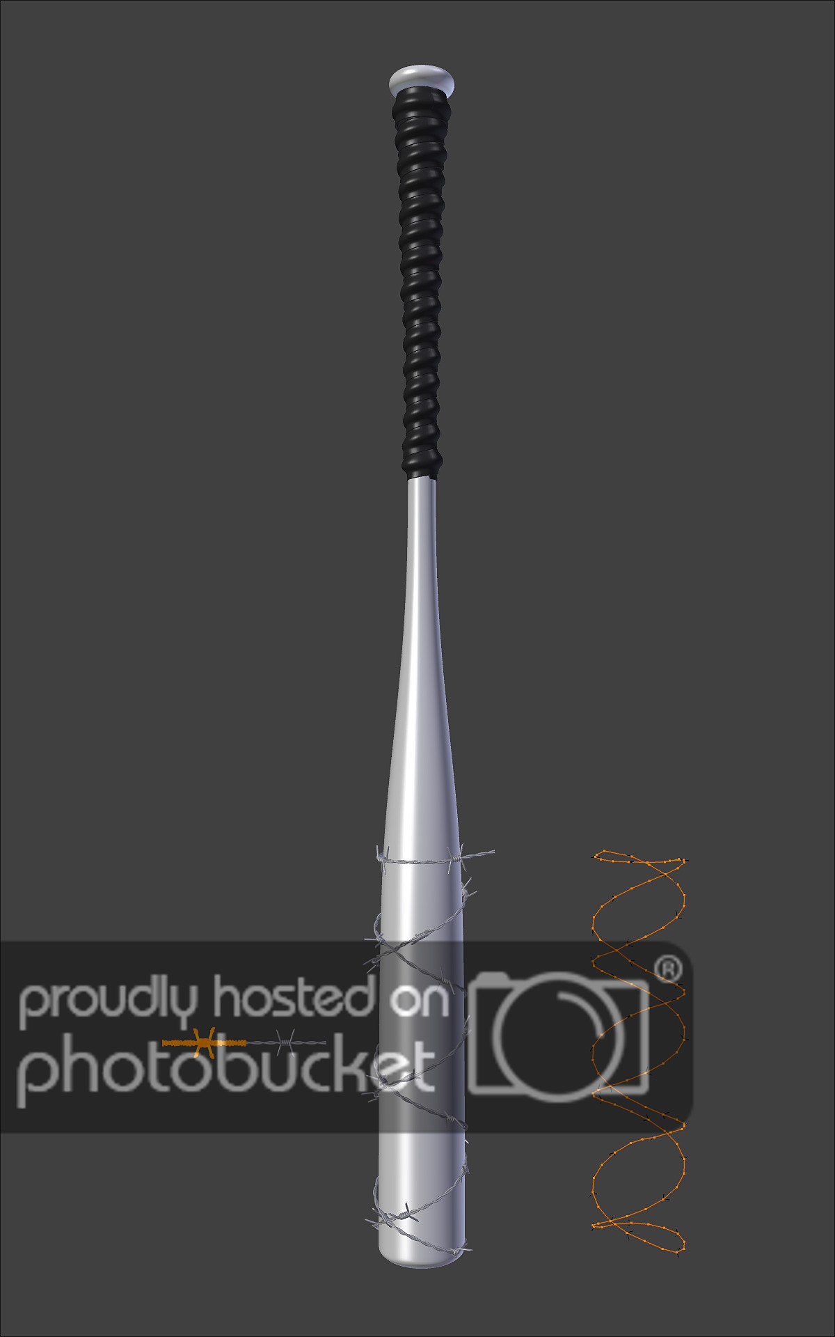 Barbed Wire Baseball Bat (Image Heavy) Works in Progress Blender