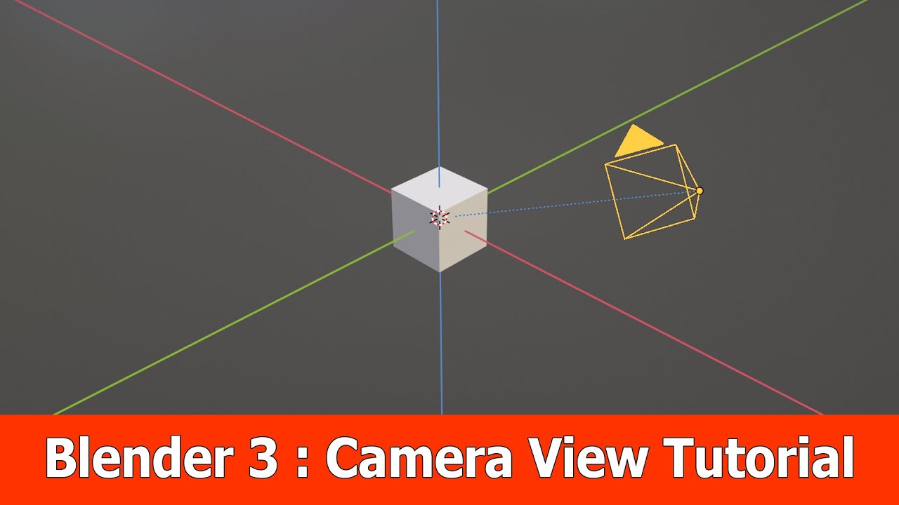 Blender 3 Camera to View Beginner Tutorial Tutorials, Tips and Tricks