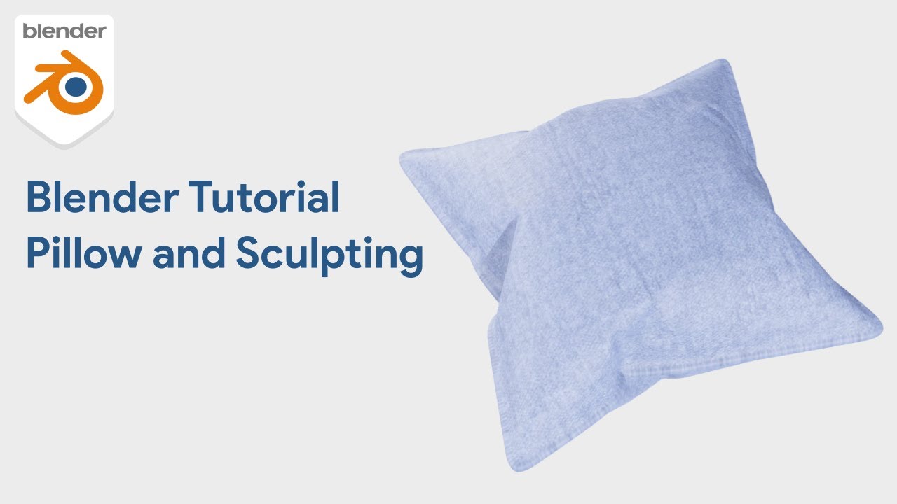 Blender Tutorial Pillow and Sculpting Easy and Beginner Tutorial