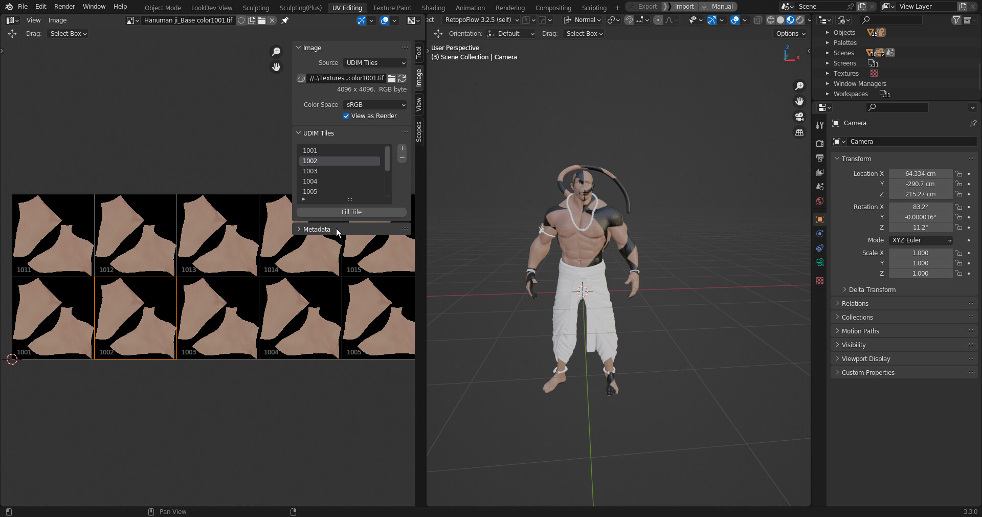 UDMIs not working when I import Materials and Textures Blender