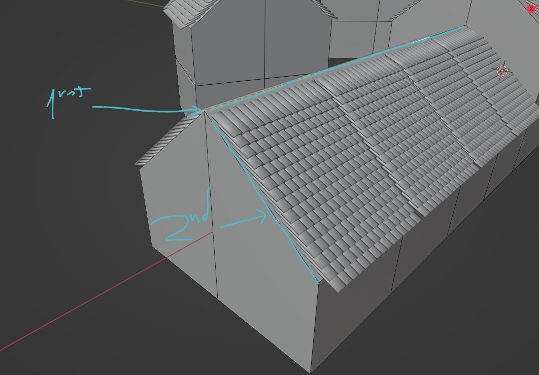 Geometry nodes How to select edges along the Z axis Modeling