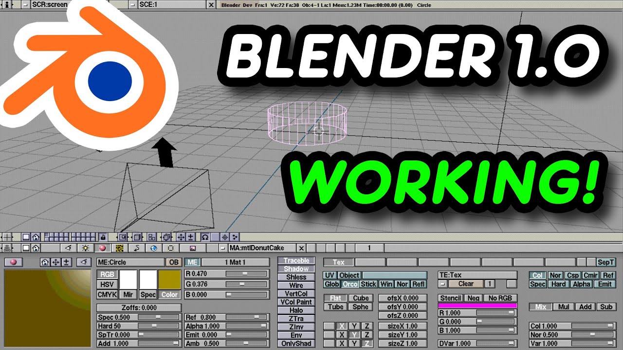 What did blender 0.01 look like? Page 2 Offtopic Chat Blender