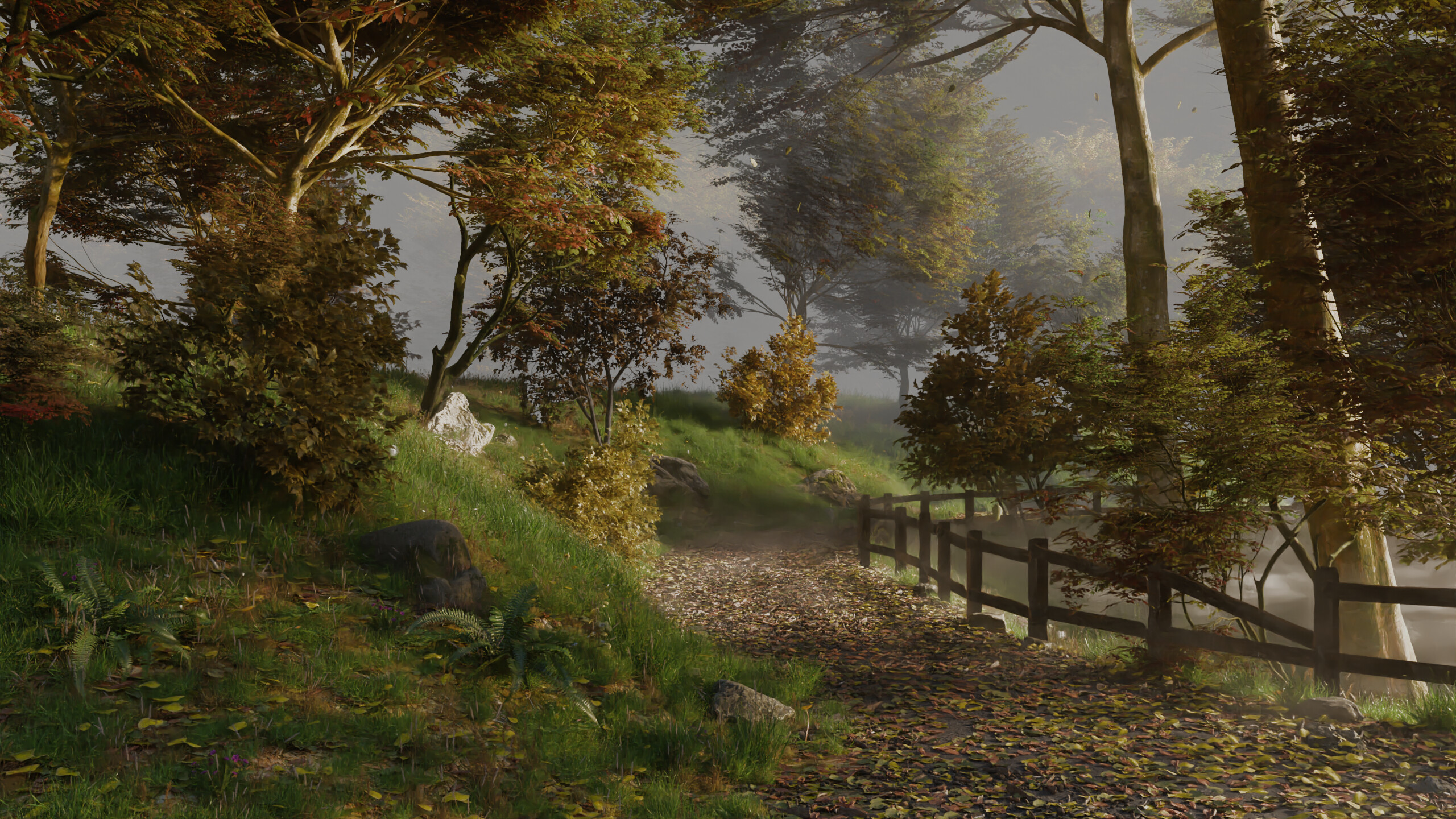 Autumn falling leaves Finished Projects Blender Artists Community