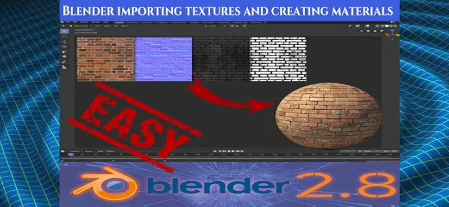 Blender 2.8 Importing & Creating Materials The Easy Way Tutorials