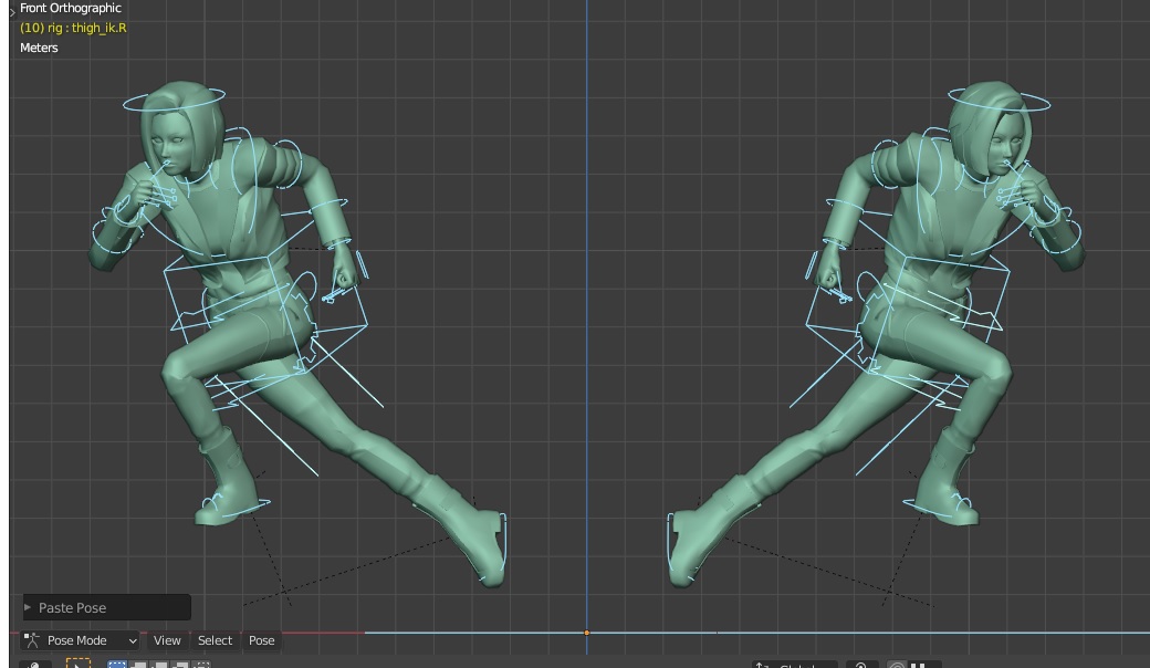 Mirror pose according to other axises Animation and Rigging Blender