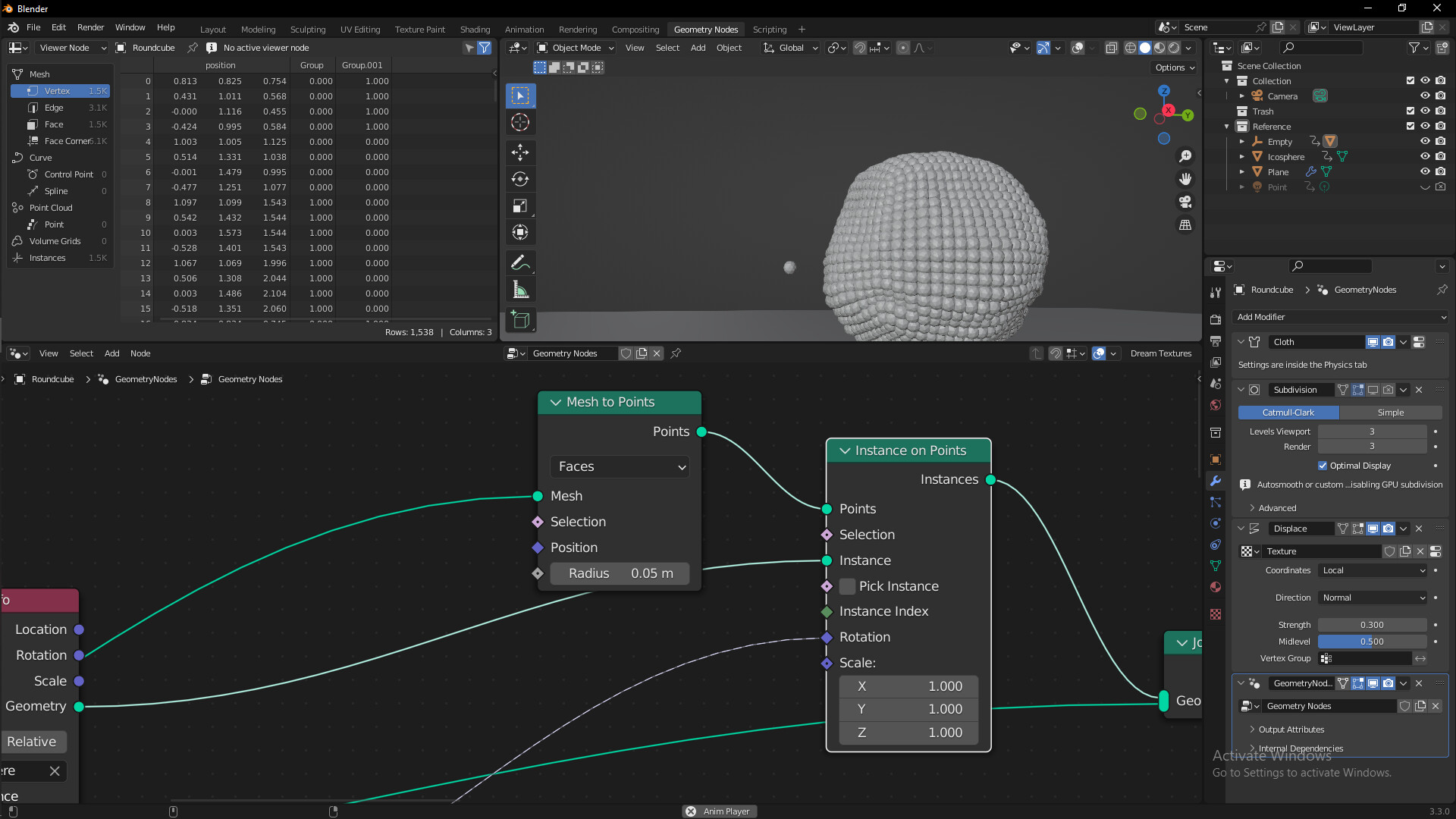 Mesh to points density Modeling Blender Artists Community