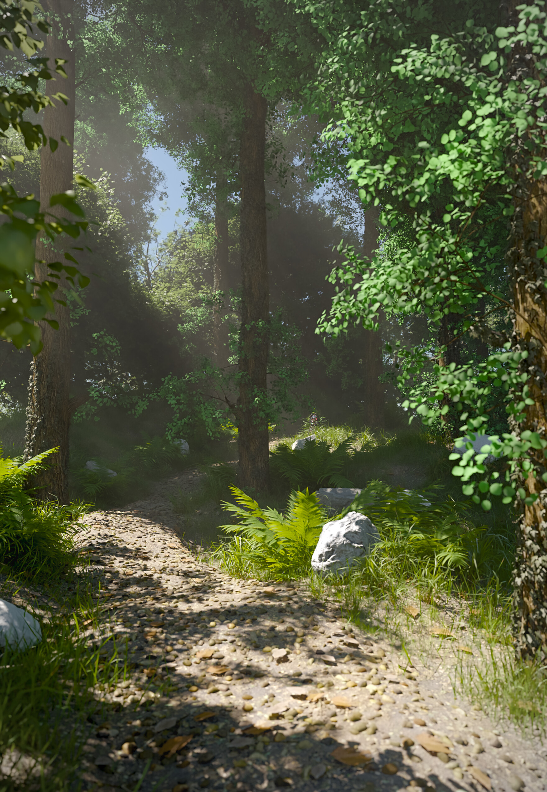 Forest Path Day/Night Finished Projects Blender Artists Community