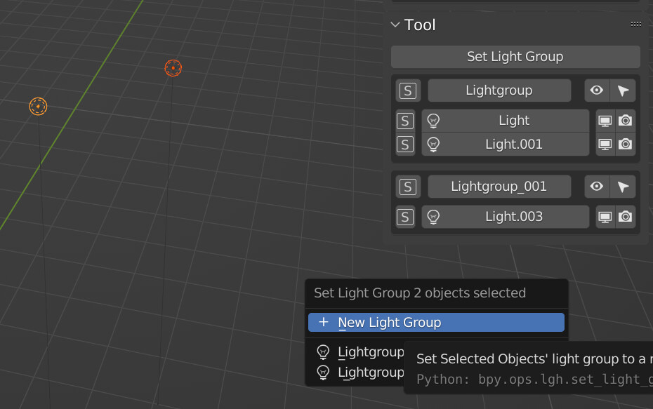 [Free addon] lightgroup helper for blender 3.2 Released Scripts and