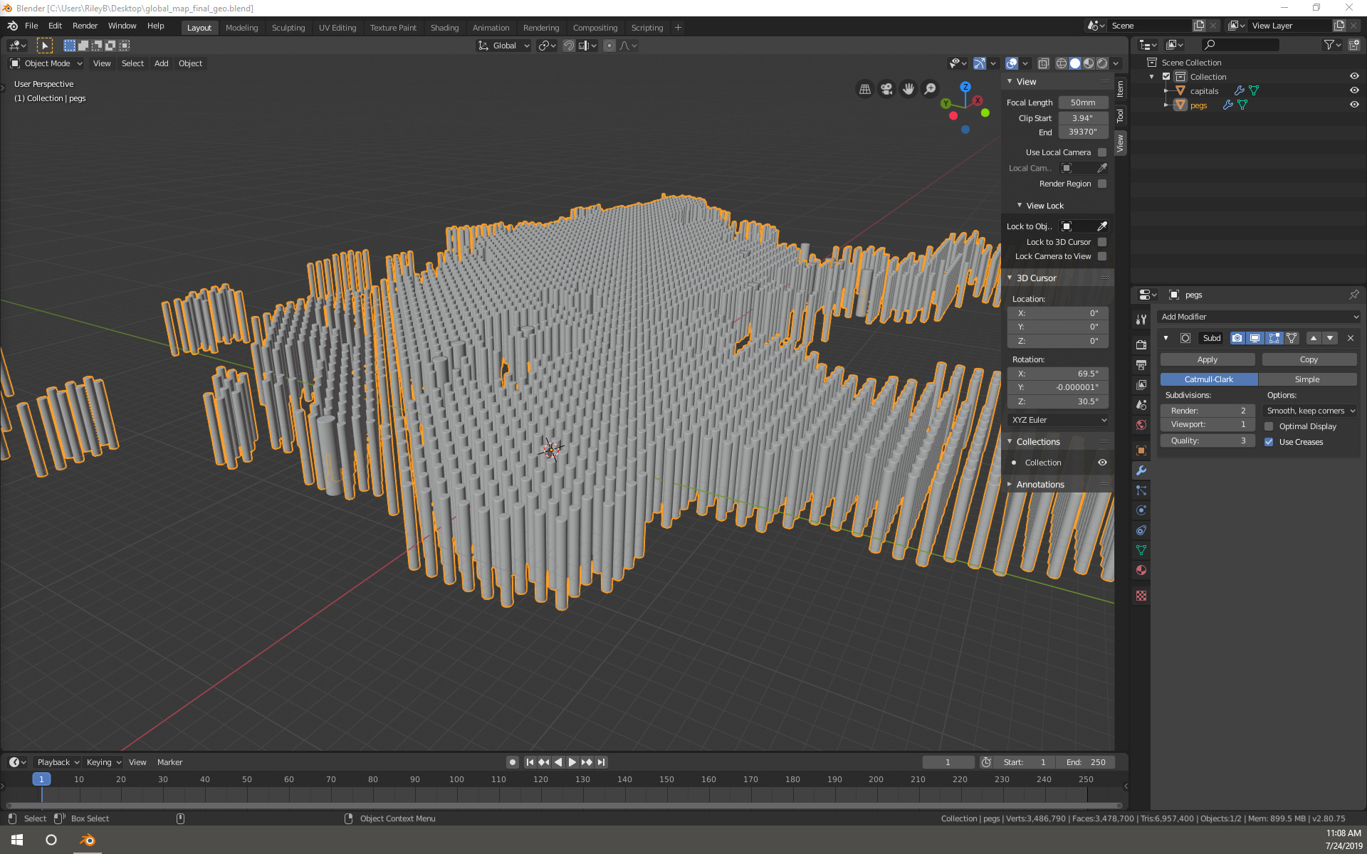 Randomize Location Multiple Objects Animation and Rigging Blender