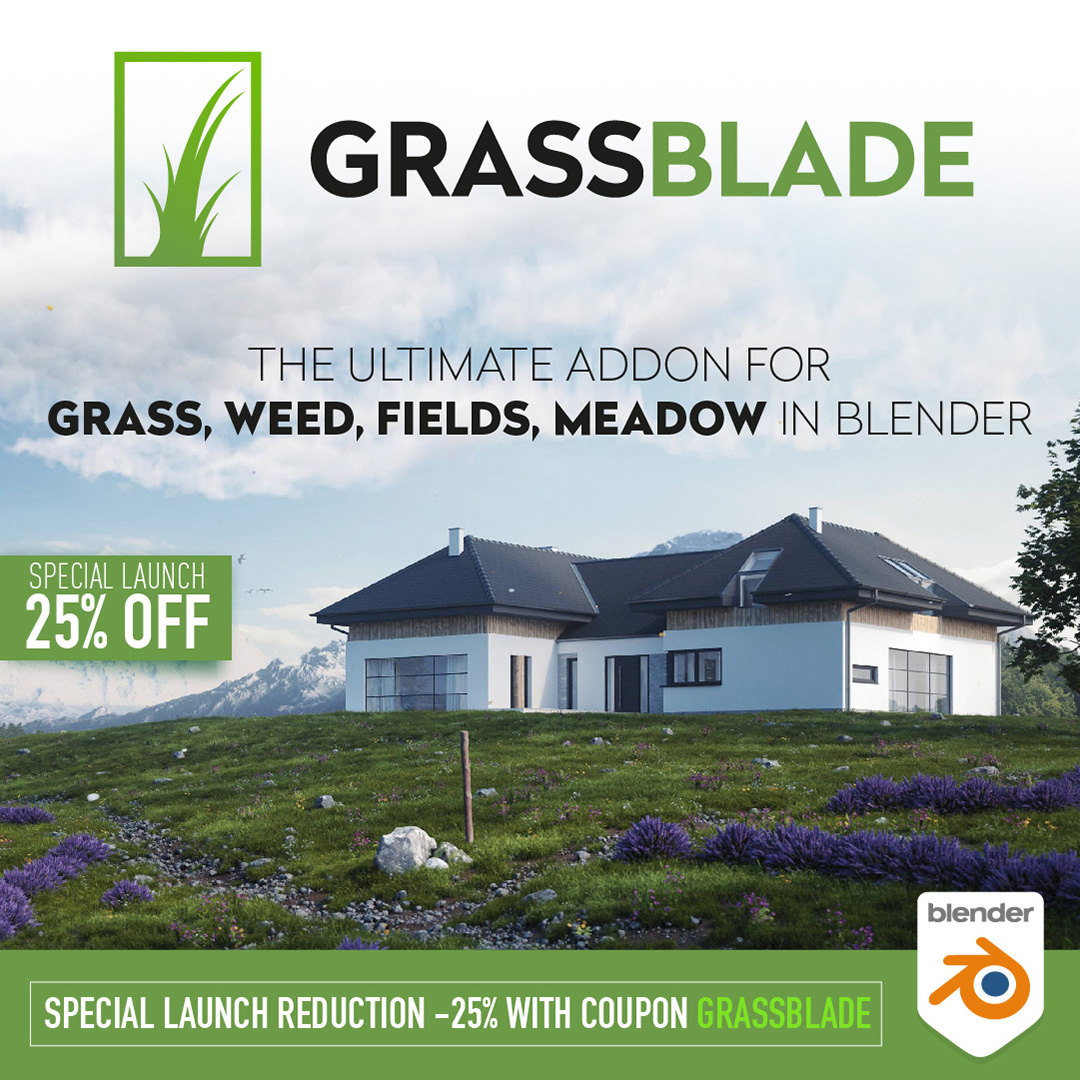 GRASSBLADE Grass, Lawn, Meadow ADDON Released Scripts and Themes